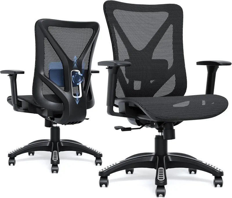 MOLENTS Ergonomic Office Chair, Black